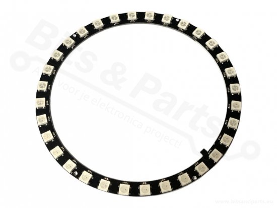 LED Ring 32x WS2812 RGB 5050 RGB LEDs with drivers (32bits)